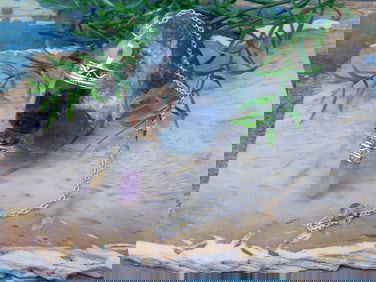 MIXED STONE PENDULUM ROCK STONE LAPIDARY SPECIMEN