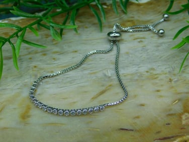 GENUINE STONE ADJUSTABLE BRACELET ROCK STONE LAPIDARY SPECIMEN