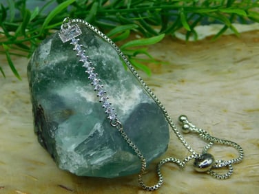 GENUINE STONE ADJUSTABLE BRACELET ROCK STONE LAPIDARY SPECIMEN