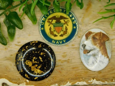 MIXED CABOCHON LOT ROCK STONE LAPIDARY SPECIMEN