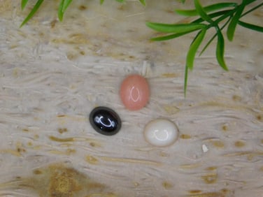 MIXED CABOCHON LOT ROCK STONE LAPIDARY SPECIMEN