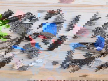 FORDITE MOTOR CITY AGATE ROCK STONE LAPIDARY SPECIMEN