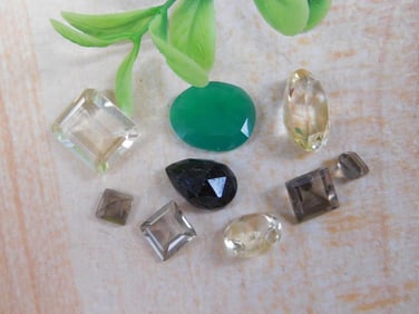 MIXED GEMSTONES ROCK STONE LAPIDARY SPECIMEN