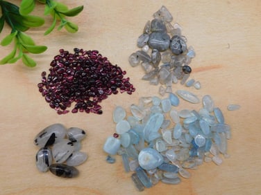 MIXED GEMSTONES ROCK STONE LAPIDARY SPECIMEN