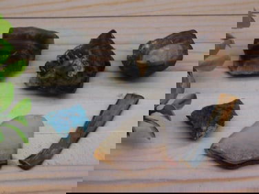 MIXED ROUGH LOT ROCK STONE LAPIDARY SPECIMEN