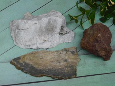 MIXED ROUGH LOT ROCK STONE LAPIDARY SPECIMEN