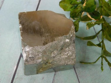 NATURAL FORMATION SPANISH PYRITE CUBE ROCK STONE LAPIDARY SPECIMEN