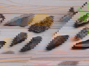 MIXED ROUGH LOT ROCK STONE LAPIDARY SPECIMEN