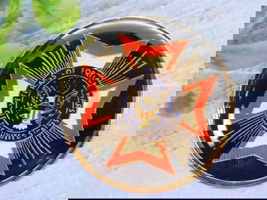 VETERAN CABOCHON MEDALLION