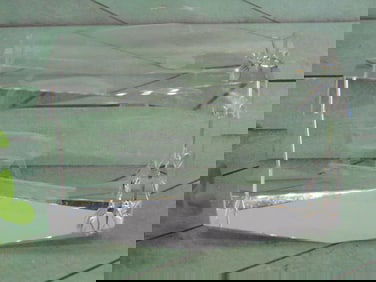 ETCHED GLASS HOLOGRAPHIC PAPER WEIGHT