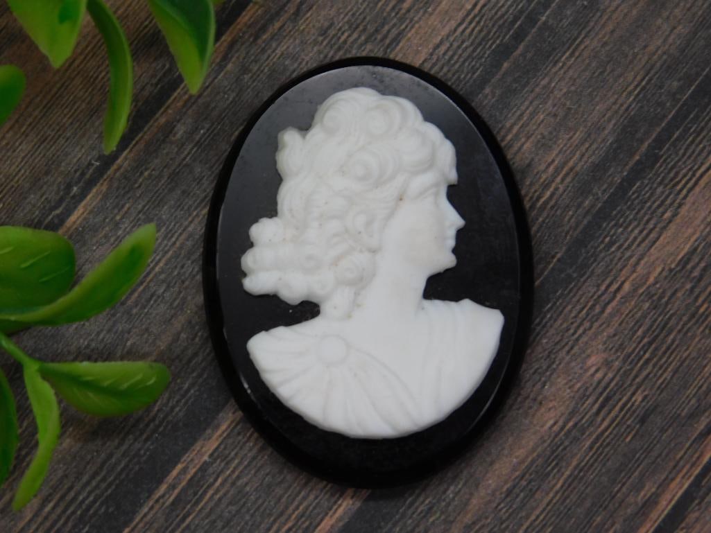 CAMEO CABOCHON VINTAGE ANTIQUE: CAMEO CABOCHON VINTAGE ANTIQUE