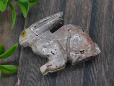 STONE RABBIT ROCK STONE LAPIDARY SPECIMEN