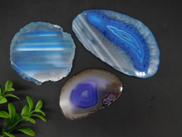 AGATE SLICES ROCK STONE LAPIDARY SPECIMEN