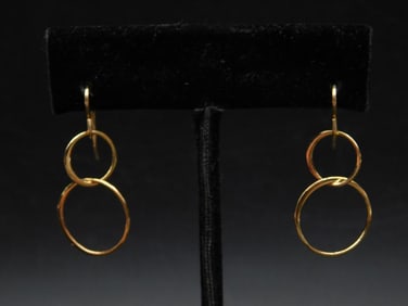 DOUBLE CIRCLE EARRINGS
