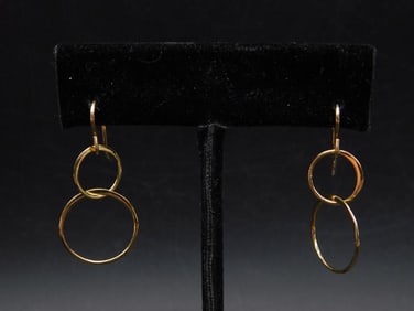 DOUBLE CIRCLE EARRINGS