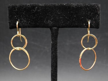 DOUBLE CIRCLE EARRINGS