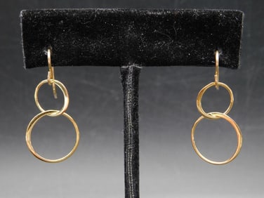 DOUBLE CIRCLE EARRINGS