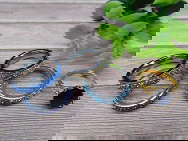 STONE RINGS ROCK STONE LAPIDARY SPECIMEN