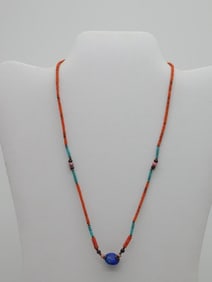 MIXED STONE NECKLACE ROCK STONE LAPIDARY SPECIMEN