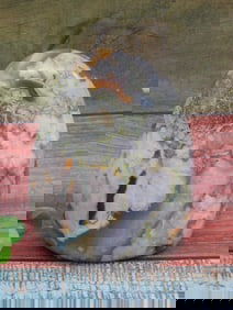 HATMANS FLOWER PETAL AGATE ROCK STONE LAPIDARY SPECIMEN