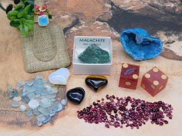 MIXED LOT ROCK STONE LAPIDARY SPECIMEN