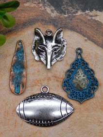 MIXED PENDANTS ROCK STONE LAPIDARY SPECIMEN