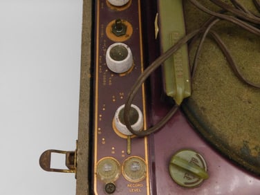 Vintage Portable Record Player in Case