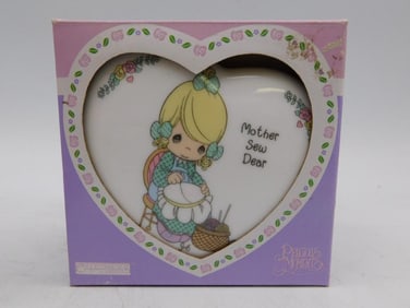 Precious Moments Heart Shaped Jewelry Box