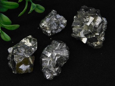 Pyrite Cluster Specimens ? 4 Pieces Rock Stone Lapidary Specimen