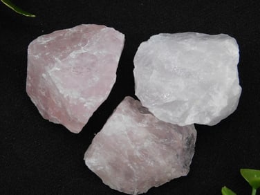 Raw Rose Quartz Specimens, 94 Grams Total Rock Stone Lapidary Specimen