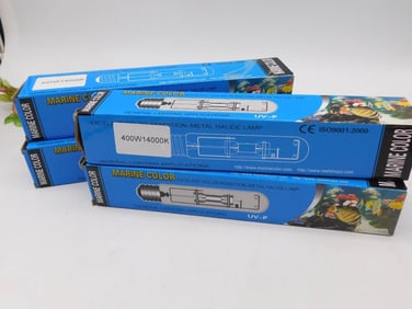 Marine Color Metal Halide Lamps - Lot of 4