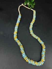 AFRICAN TRADE BEADS ROCK STONE LAPIDARY SPECIMEN