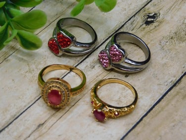 STONE RINGS ROCK STONE LAPIDARY SPECIMEN