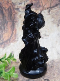 STONE CARVED WIZARD ROCK STONE LAPIDARY SPECIMEN