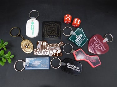 ASSORTED KEYCHAINS