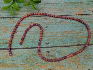 AFRICAN TRADE BEADS ROCK STONE LAPIDARY SPECIMEN