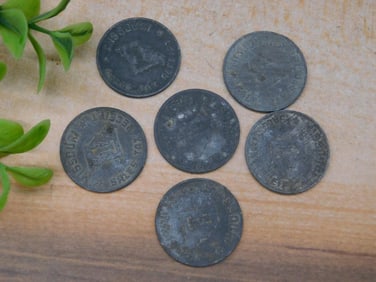 MISSOURI SALES TAX RECEIPT COIN VINTAGE ANTIQUE