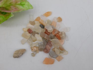 Small Assorted Polished Gemstone Chips, Approx. 12 Grams ROCK STONE LAPIDARY SPECIMEN