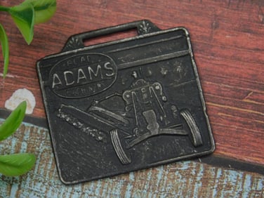 Adams Road Grader Metal Watch Fob