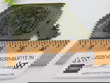 CARVED JADE ROCK STONE LAPIDARY SPECIMEN