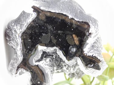 Stone Schnauzer Dog Figurine