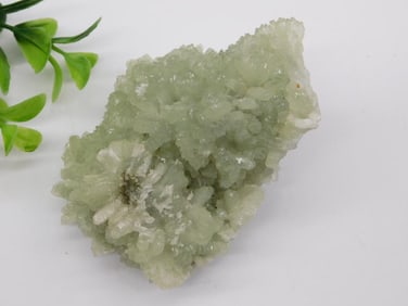 Prehnite Mineral Specimen With Quartz Matrix Rock Stone Lapidary Specimen