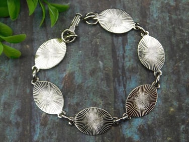 Silver-Tone Link Bracelet