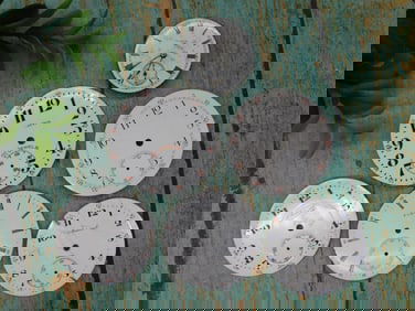 Vintage Pocket Watch Faces and Mechanism