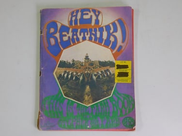 1974 EARLY EDITION OF HEY BEATNIK THIS IS A FARM BOOK COUNTERCULTURE BOOK BY THE BOOK PUBLISHING
