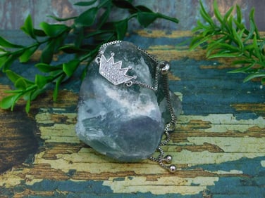 GENUINE STONE ADJUSTABLE BRACELET ROCK STONE LAPIDARY SPECIMEN