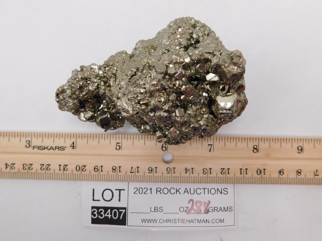 PYRITE ROCK STONE LAPIDARY SPECIMEN - 3