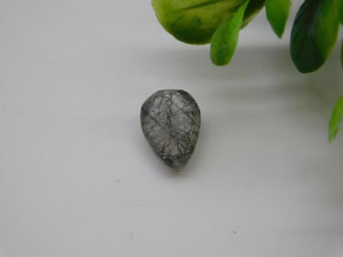 TOURMALATED QUARTZ ROCK STONE LAPIDARY SPECIMEN