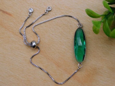 GENUINE STONE ADJUSTABLE BRACELET ROCK STONE LAPIDARY SPECIMEN