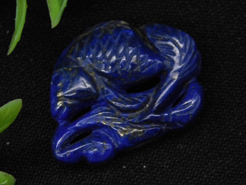 CARVED LAPIS LAZULI ROCK STONE LAPIDARY SPECIMEN: CARVED LAPIS LAZULI ROCK STONE LAPIDARY SPECIMEN